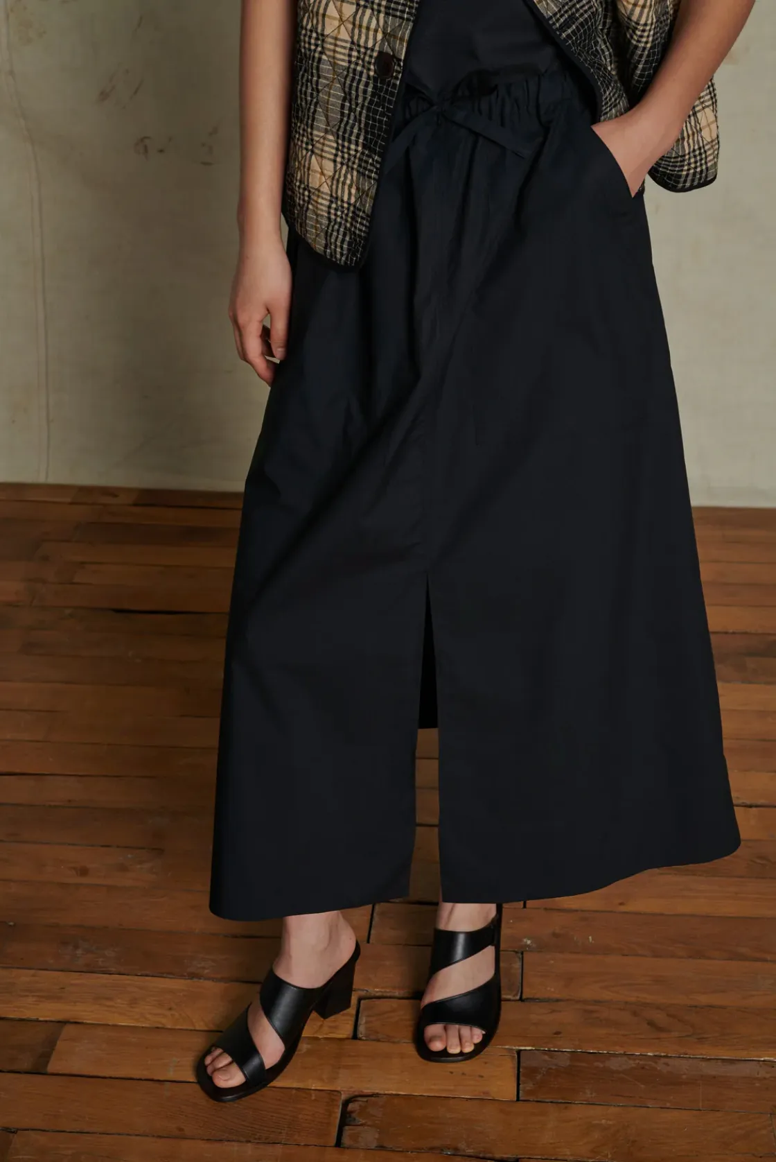 Agadir Noir Flared Skirt