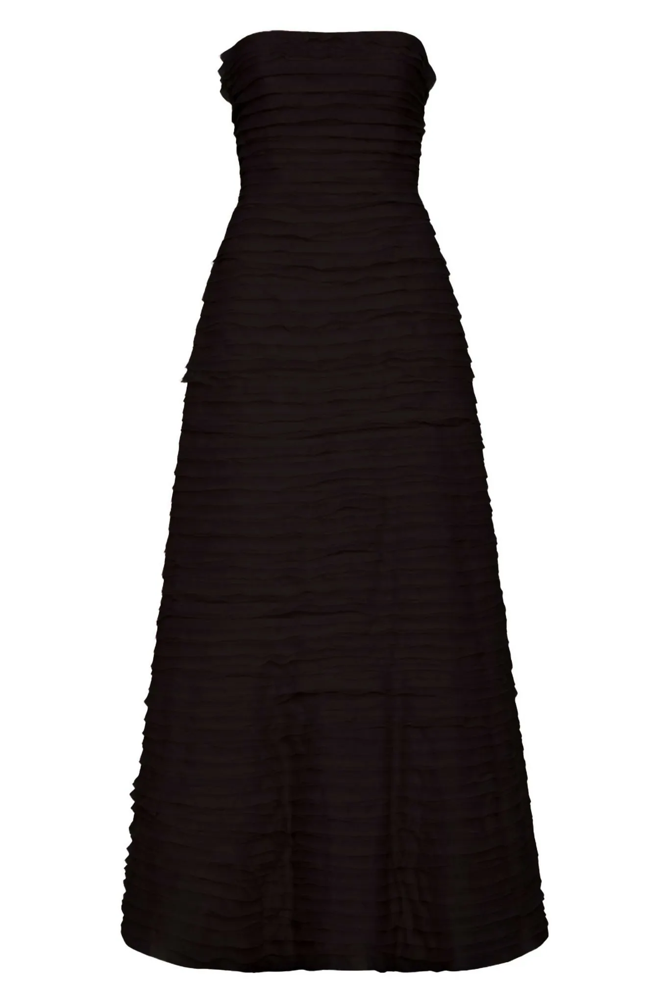 Aje Soundscape Maxi Dress Black 12