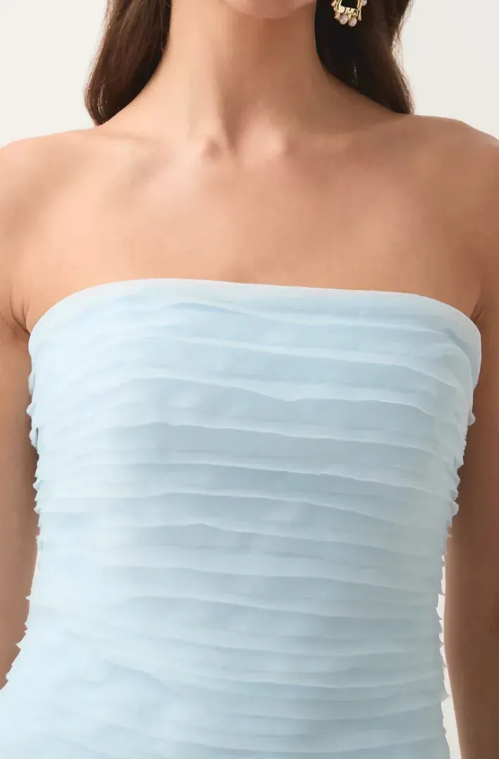 Aje Soundscape Maxi Dress Blue