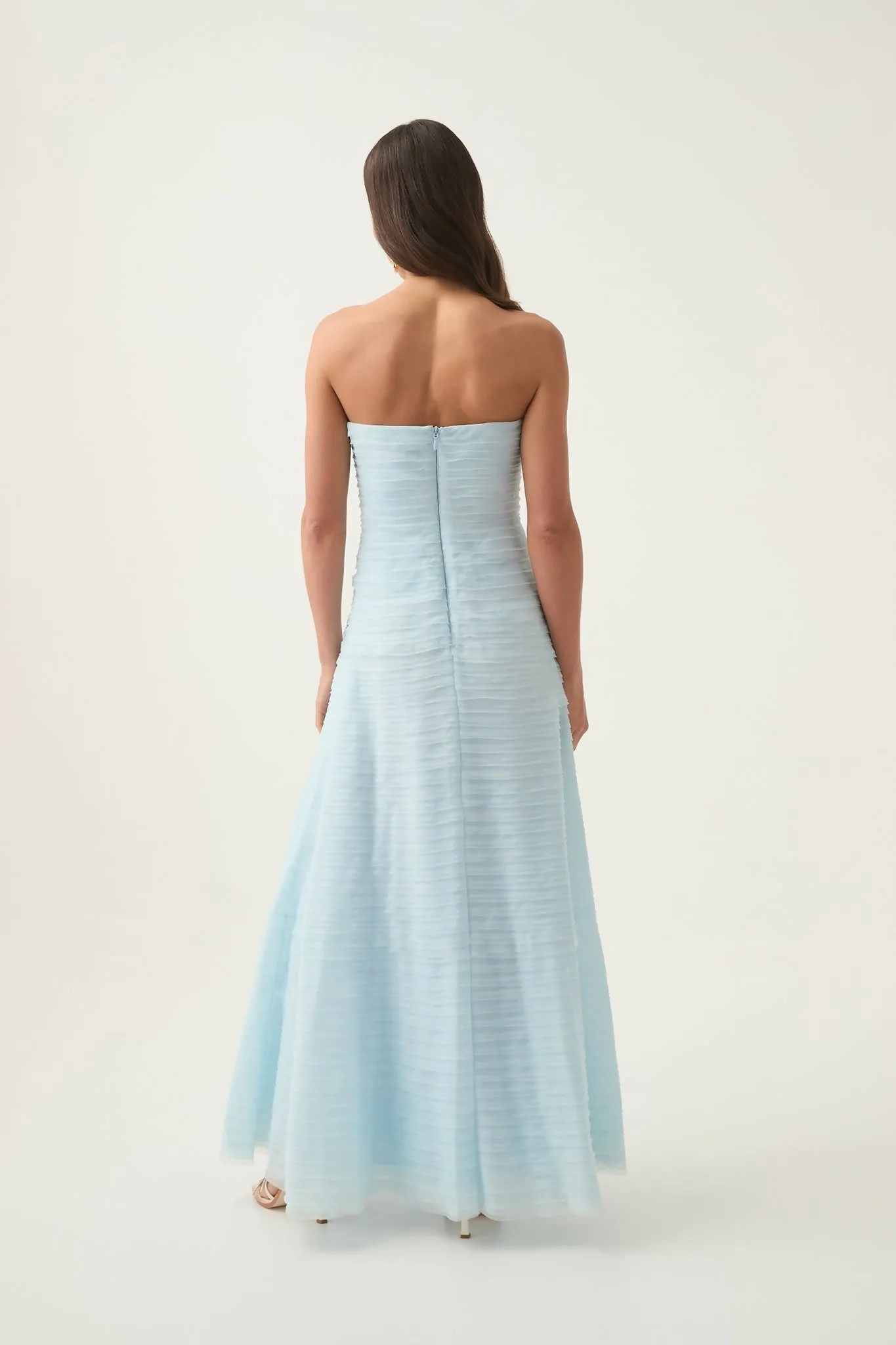 Aje Soundscape Maxi Dress Seabreeze Size 8
