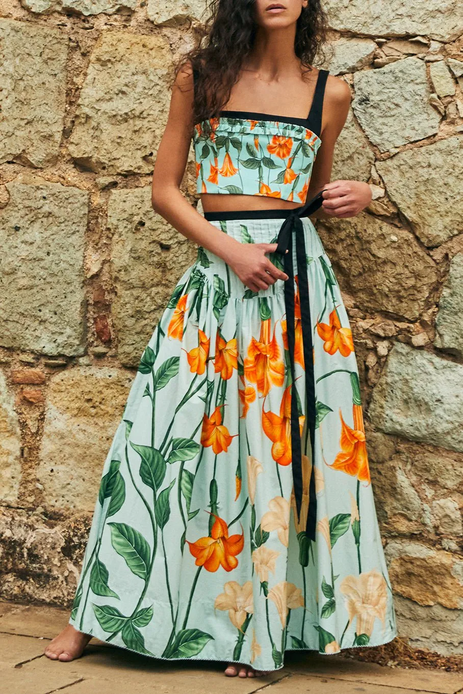 Alcachofa Maxi Skirt