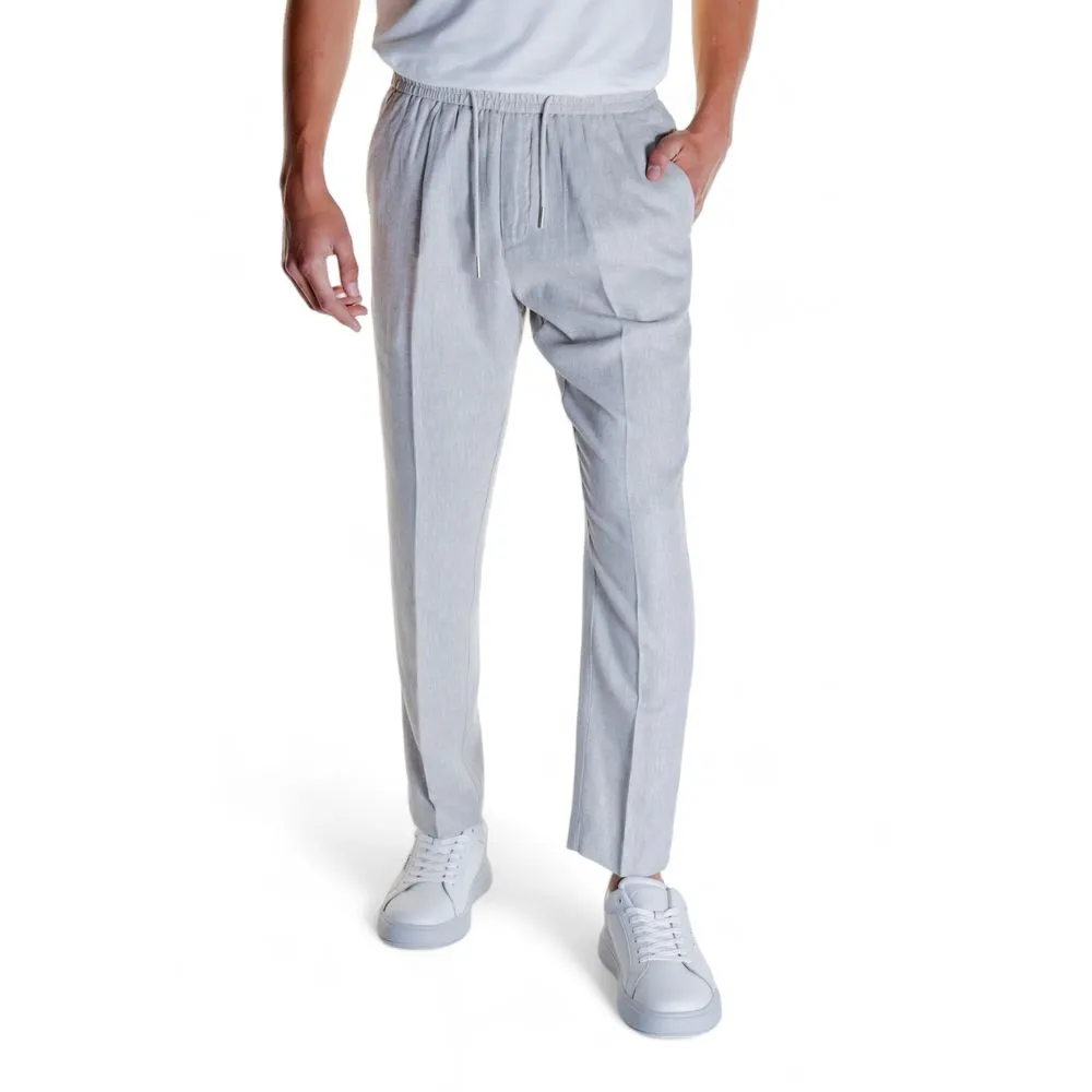 Antony Morato Beige Linen Jeans & Pant