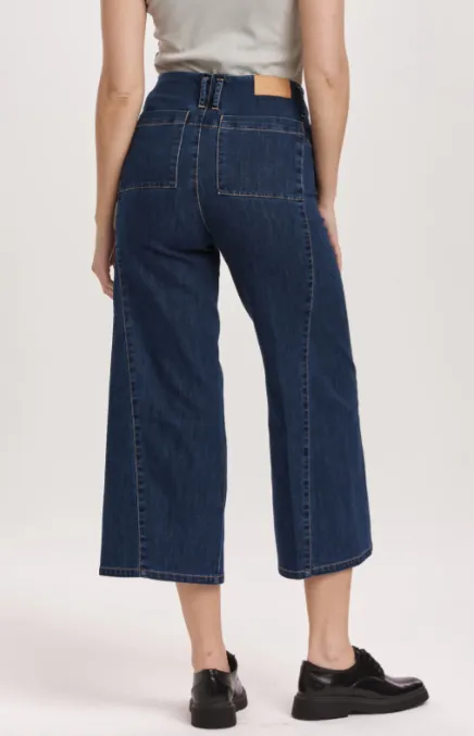 AUDREY SUPER HIGH RISE CROPPED WIDE LEG JEANS BRECKENRIDGE