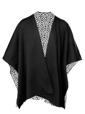 BALR X ISHU Reversible Poncho black