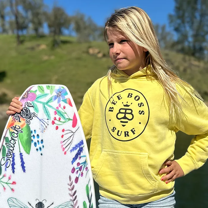 Bee Boss Surf Youth Hoodie