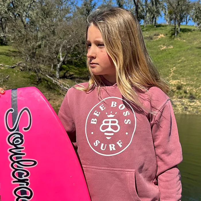 Bee Boss Surf Youth Hoodie