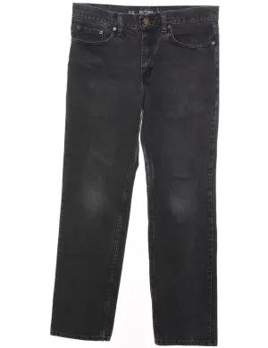 Black Classic Straight-Fit Jeans - W34 L32