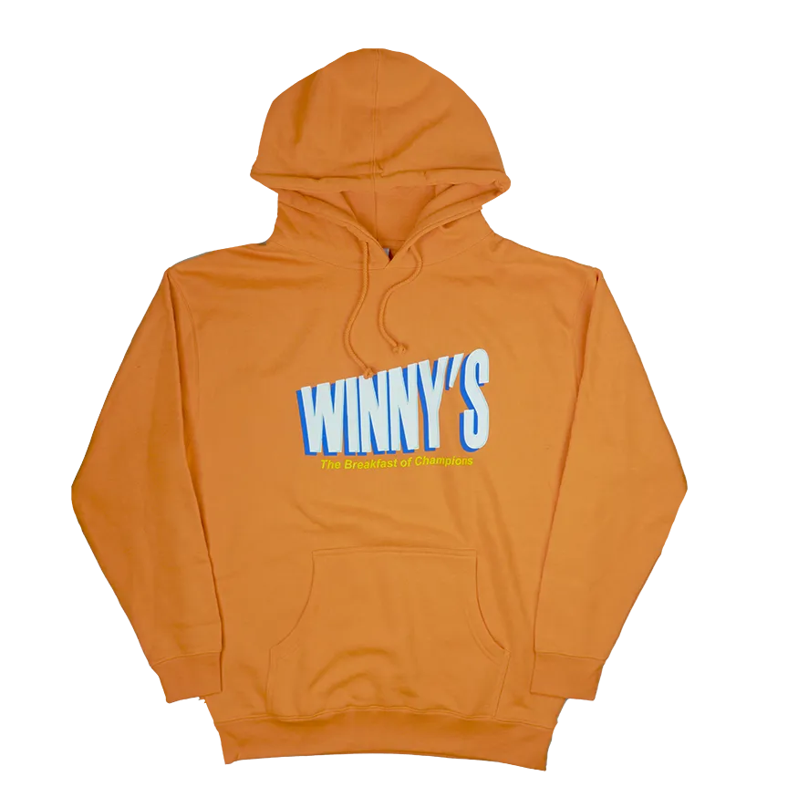BRADLEY MARTIN WINNYS HOODIE ORANGE - RAW-20-21551