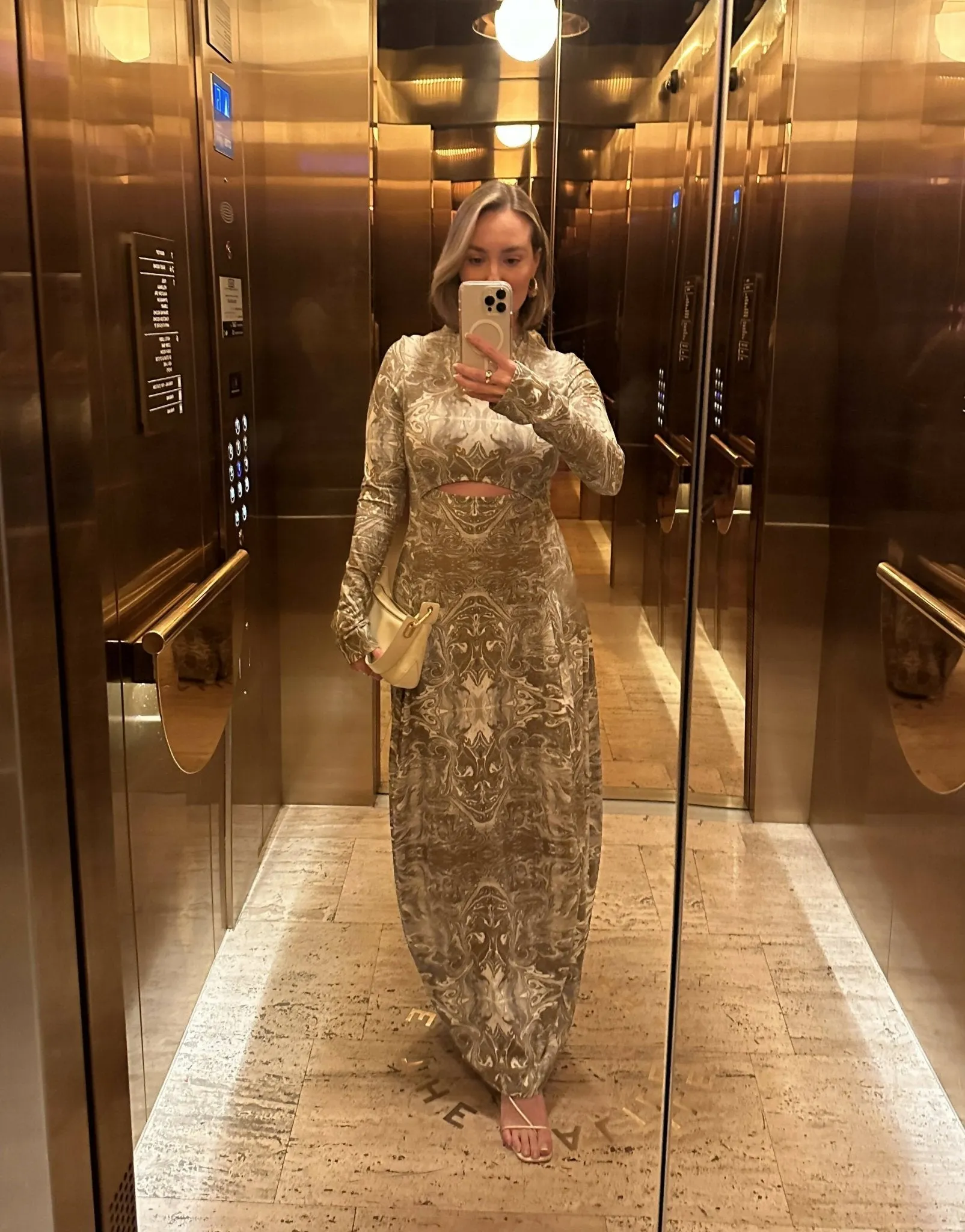 Camilla And Marc Ada Long Sleeve Printed Maxi Dress in Ada Print