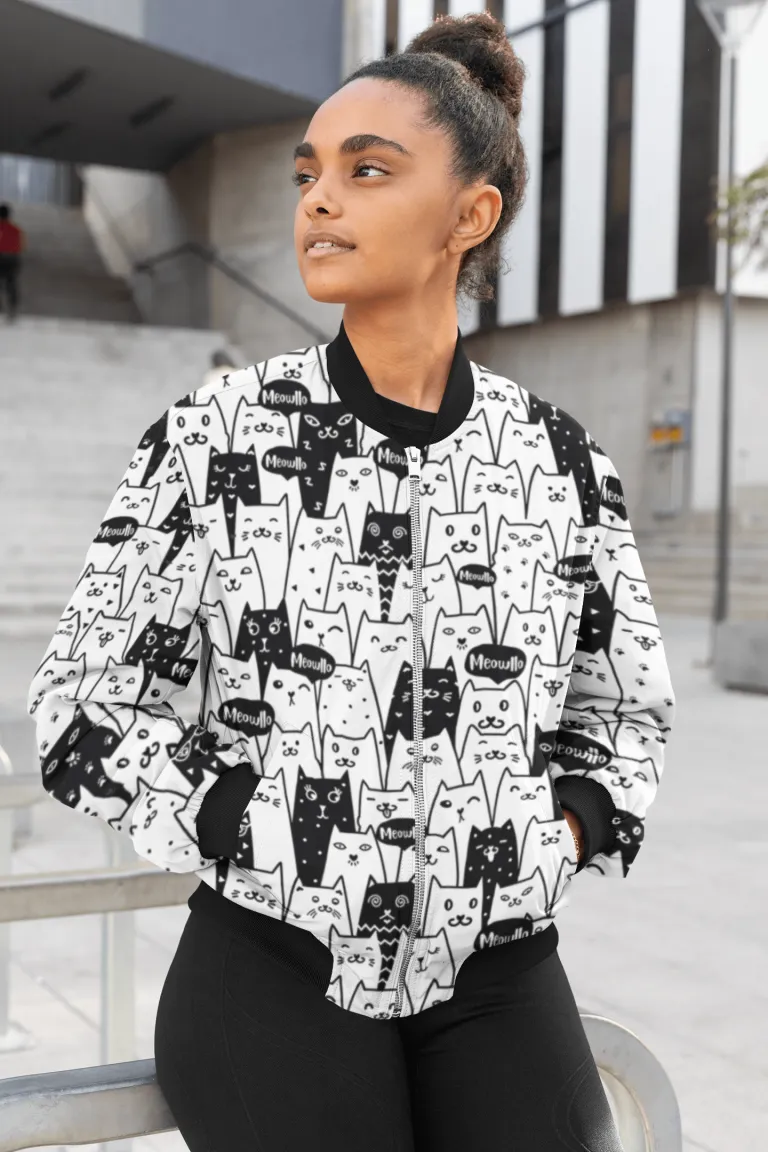 Cats - All over print (Bomber Jacket)