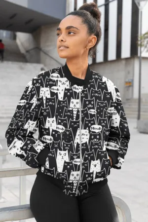 Cats - All over print (Bomber Jacket)