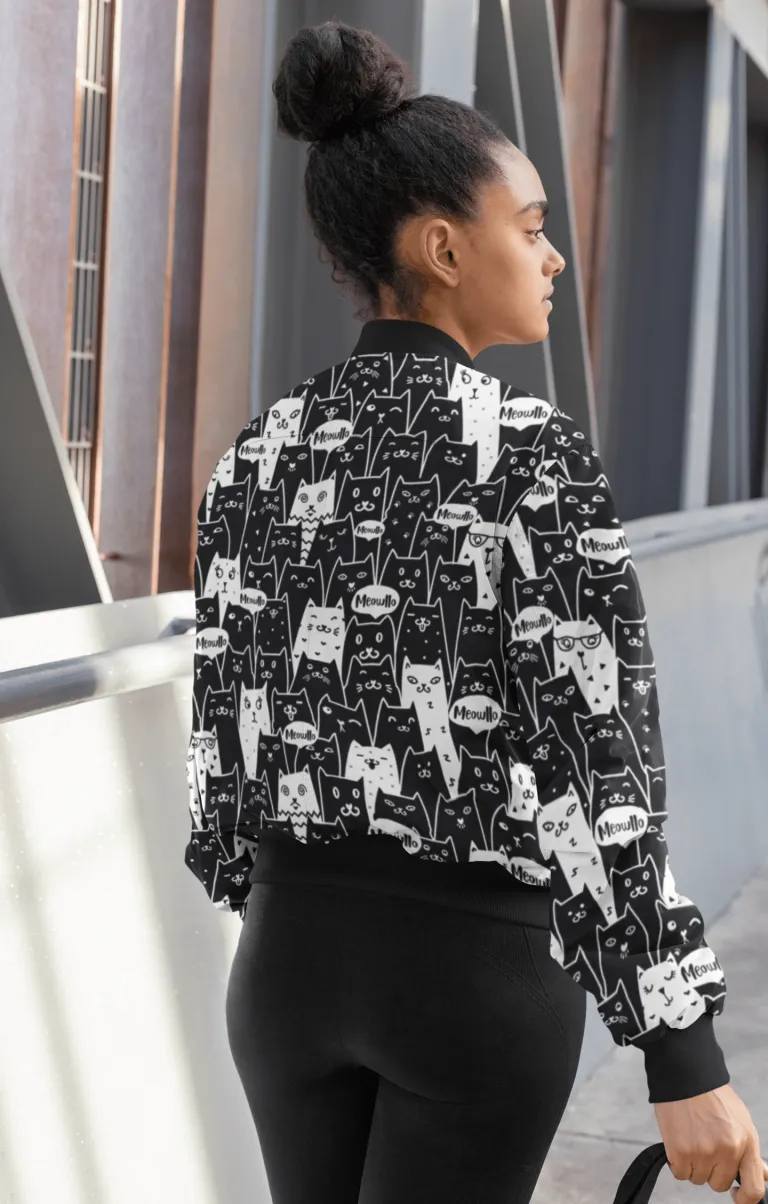 Cats - All over print (Bomber Jacket)