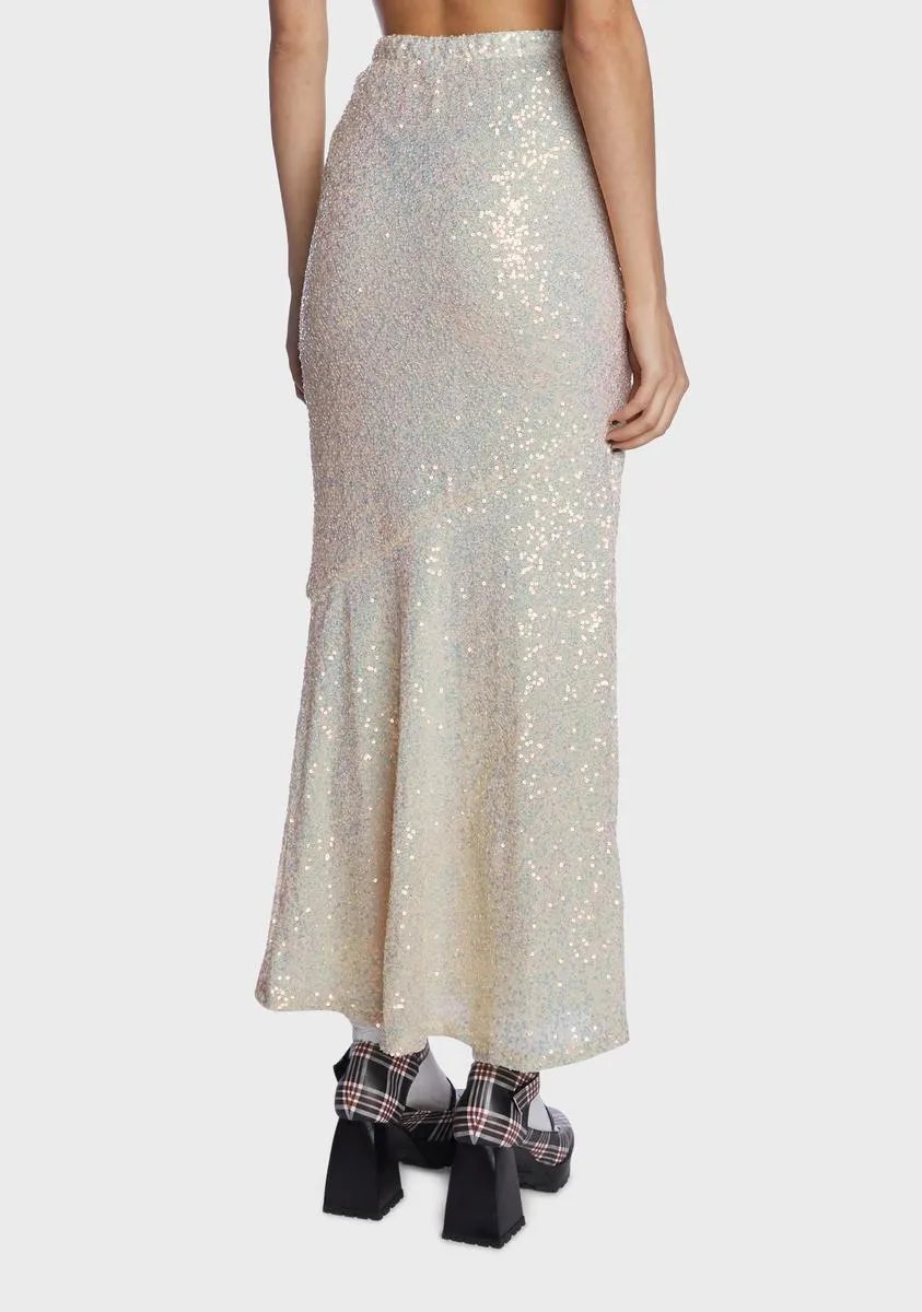 Close Your Eyes Sequin Skirt