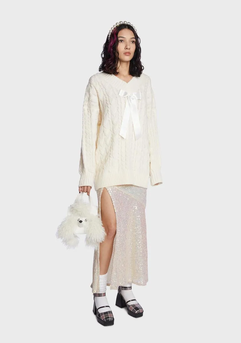 Close Your Eyes Sequin Skirt