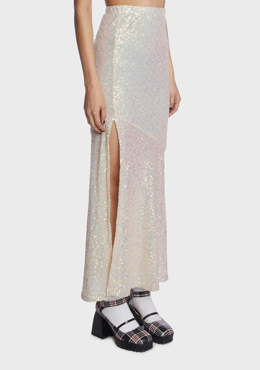 Close Your Eyes Sequin Skirt