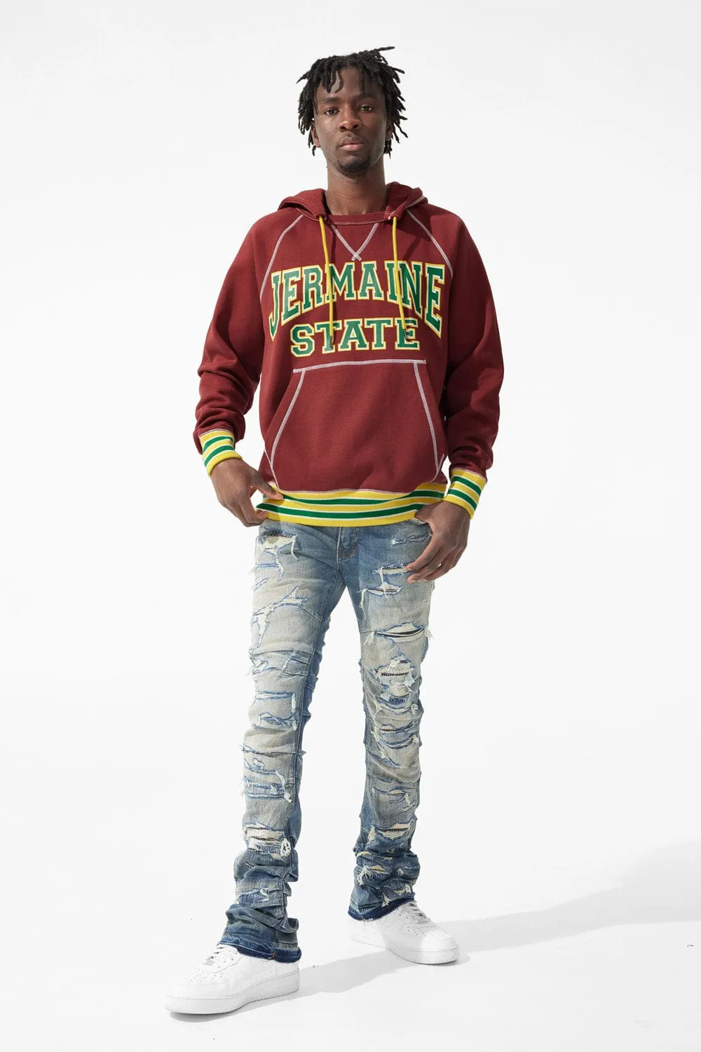 Collegiate Roots Pullover Hoodie (Cold World)