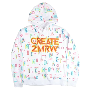 CREATE 2MRW GRAPHIC HOODIE WHITE - CF1243