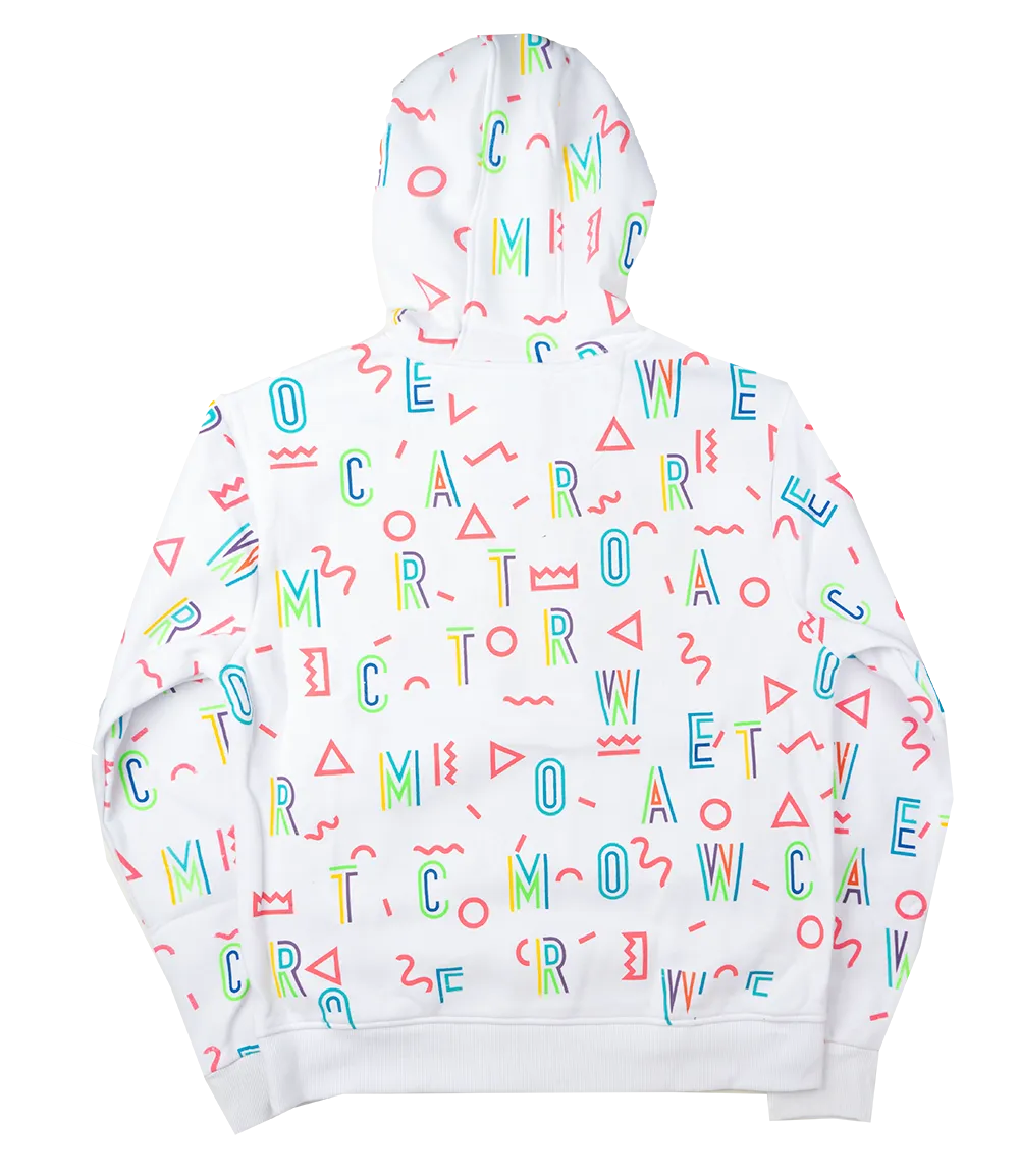 CREATE 2MRW GRAPHIC HOODIE WHITE - CF1243