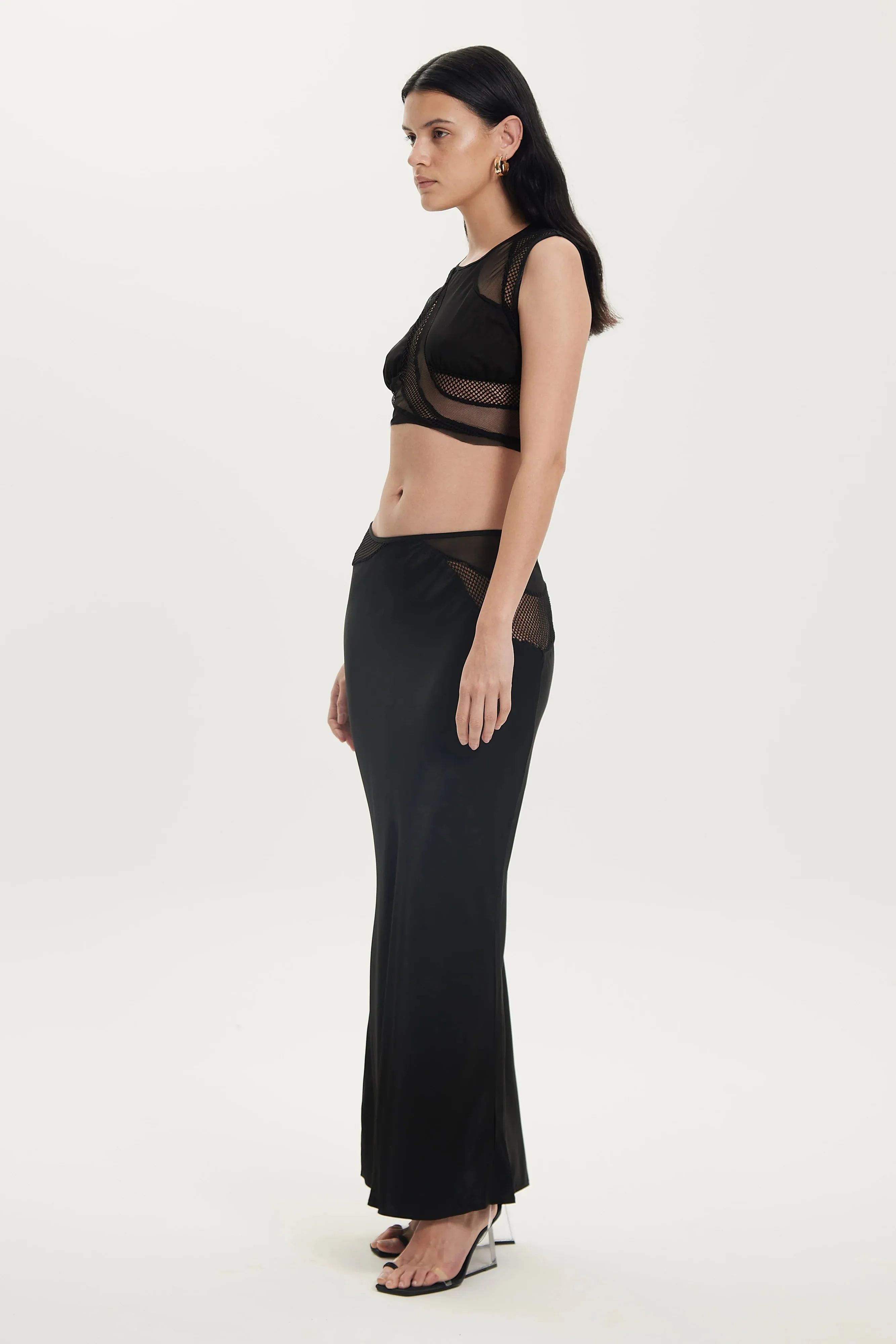Crystal Clear Maxi Skirt
