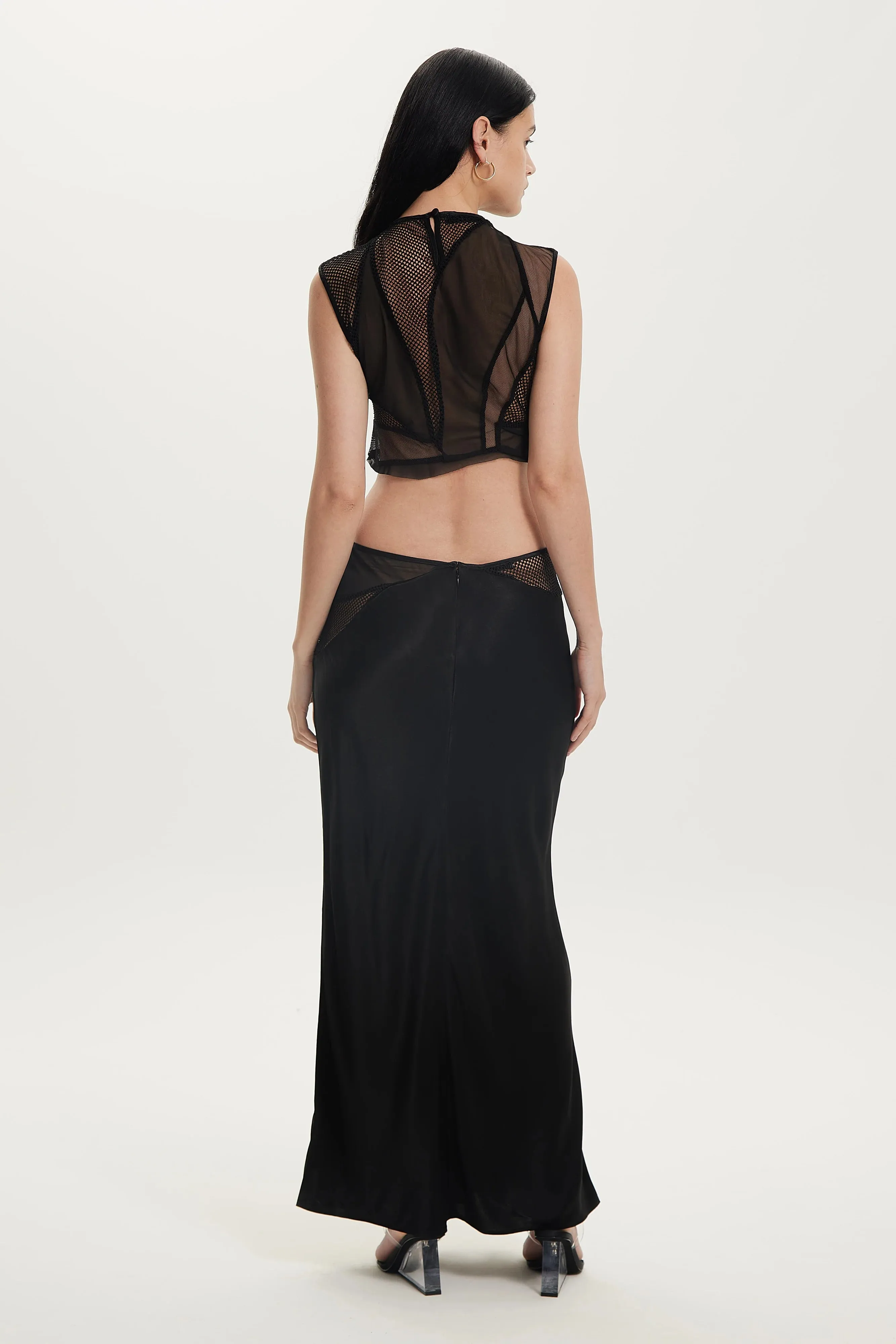 Crystal Clear Maxi Skirt
