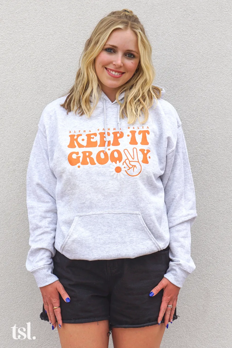 Delta Gamma Keep It Groovy Hoodie