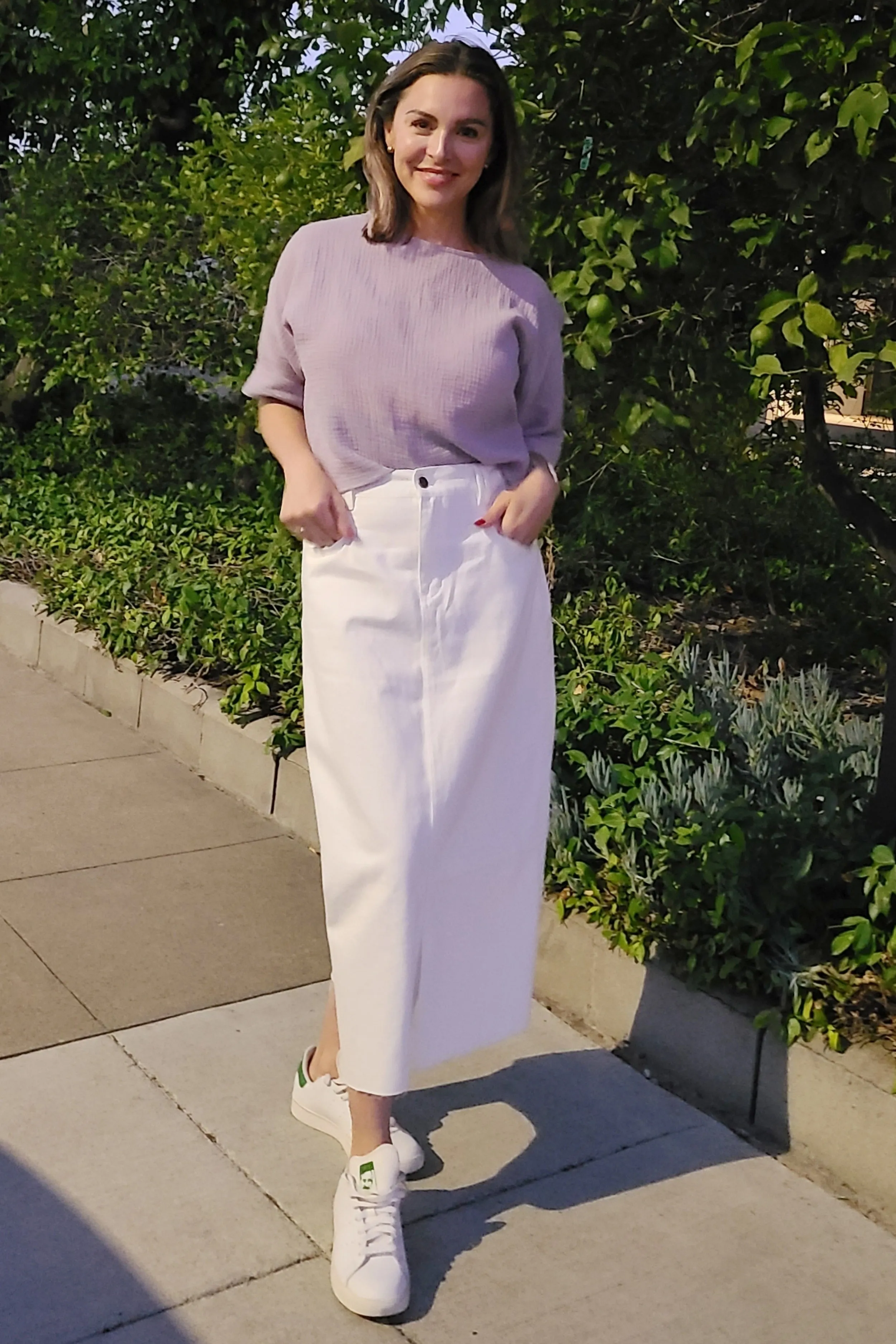 Denim Maxi Skirt