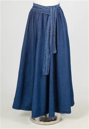 Denim Maxi Skirt