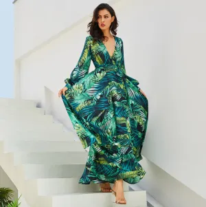 Digi Print Maxi Dress