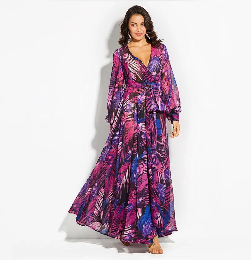 Digi Print Maxi Dress