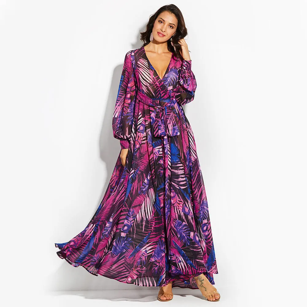 Digi Print Maxi Dress
