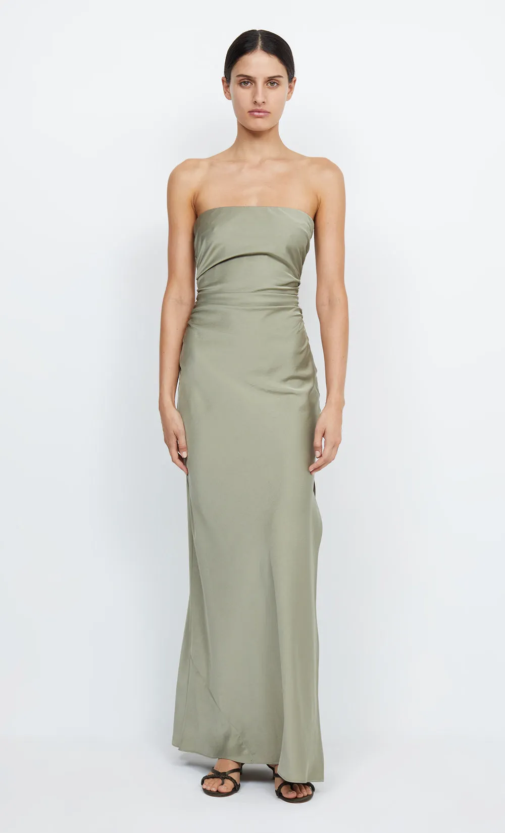 ETERNITY STRAPLESS MAXI - SAGE
