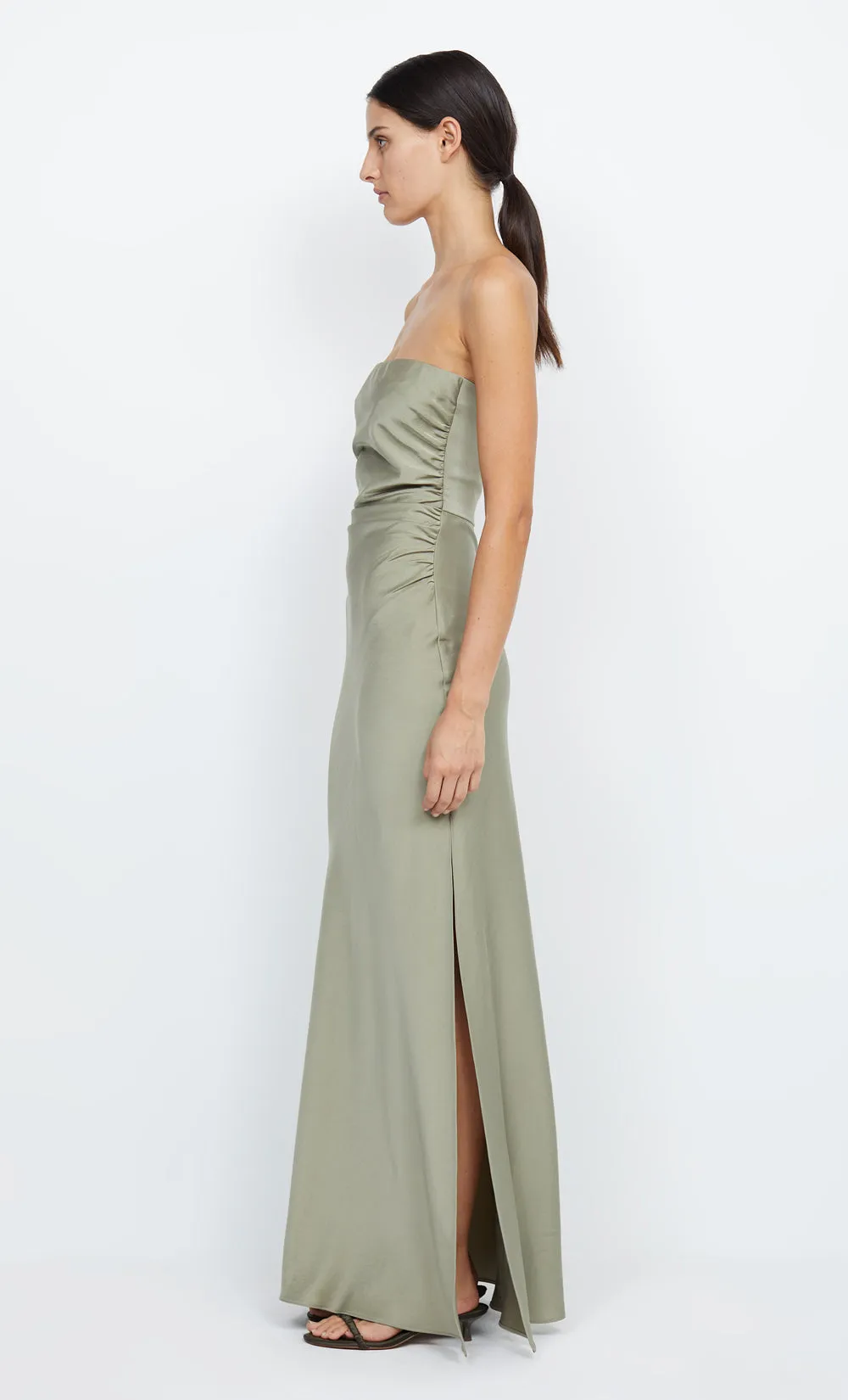 ETERNITY STRAPLESS MAXI - SAGE
