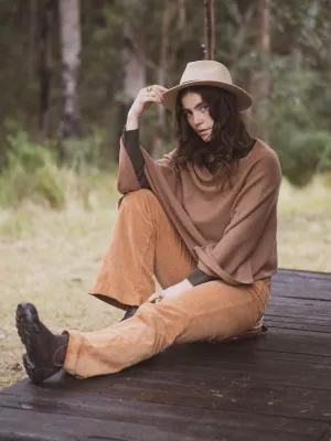 ethik poncho || merino wool and cashmere