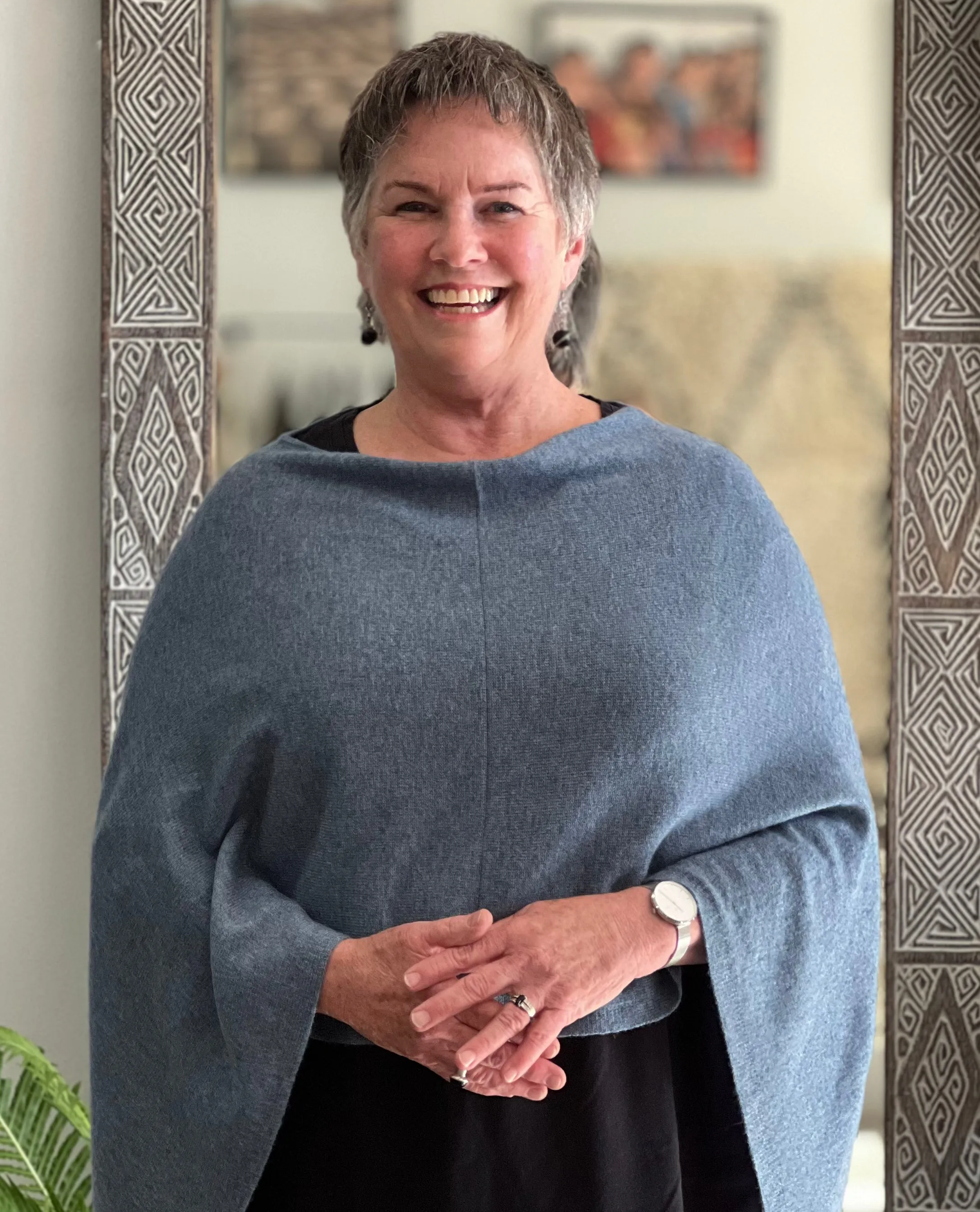 ethik poncho || merino wool and cashmere