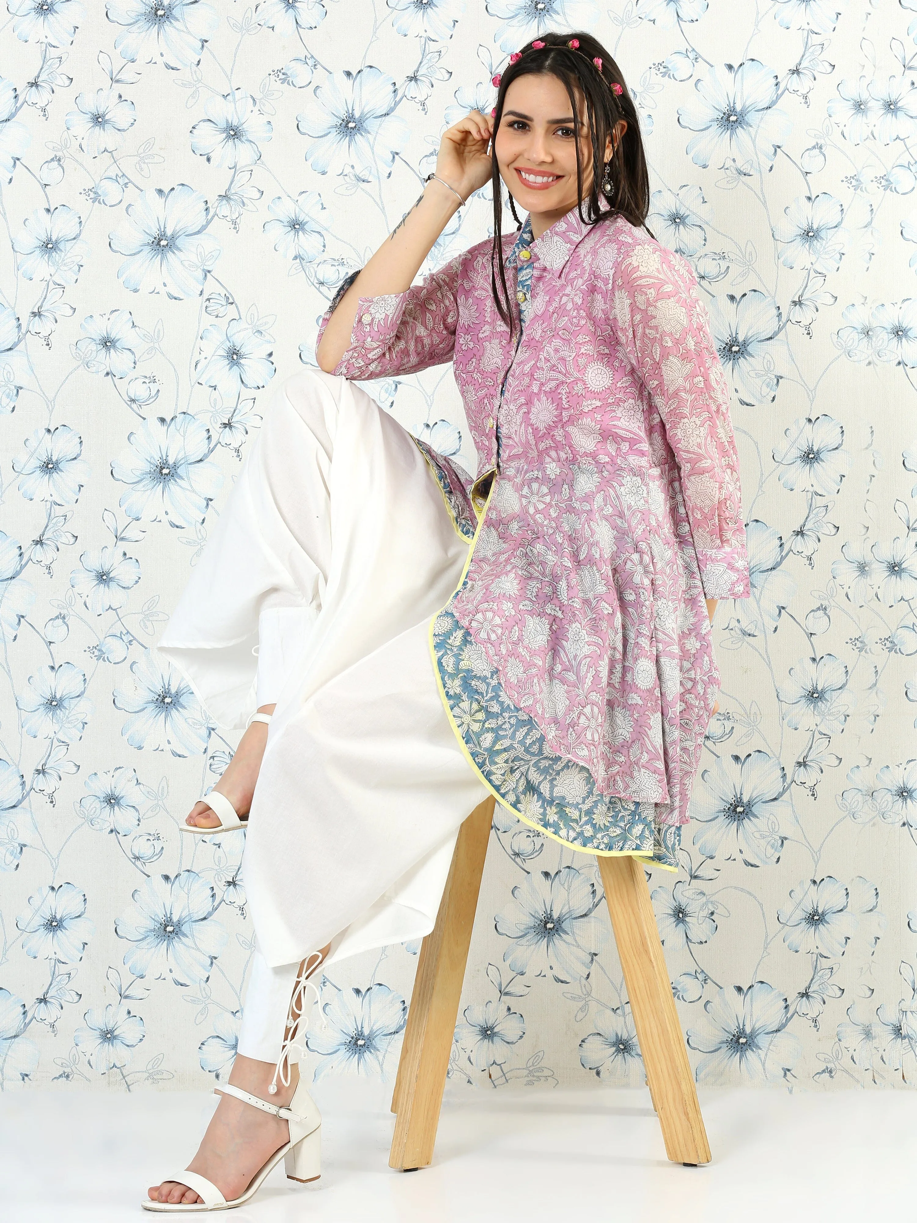 Floral Frill Dress