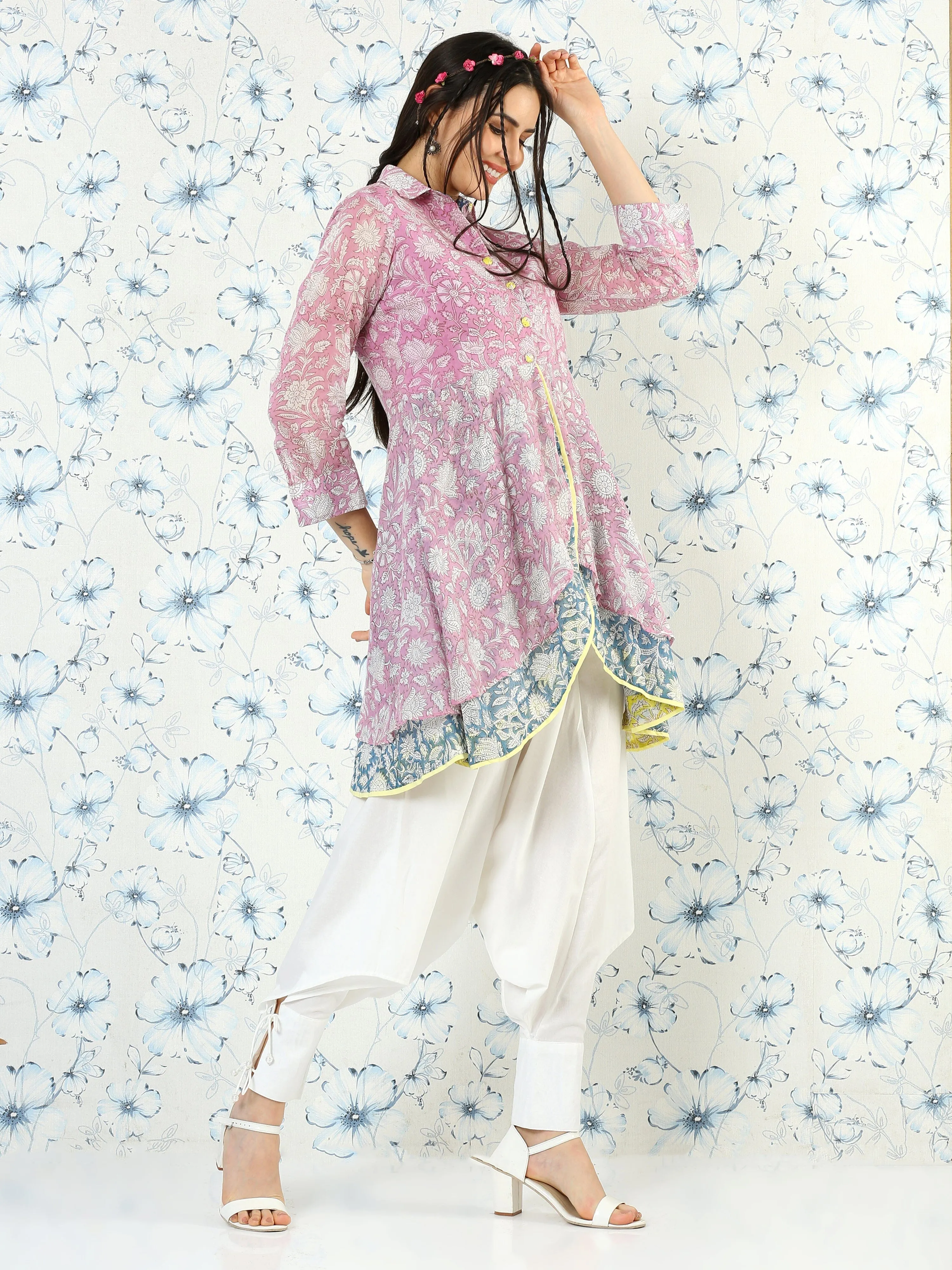 Floral Frill Dress