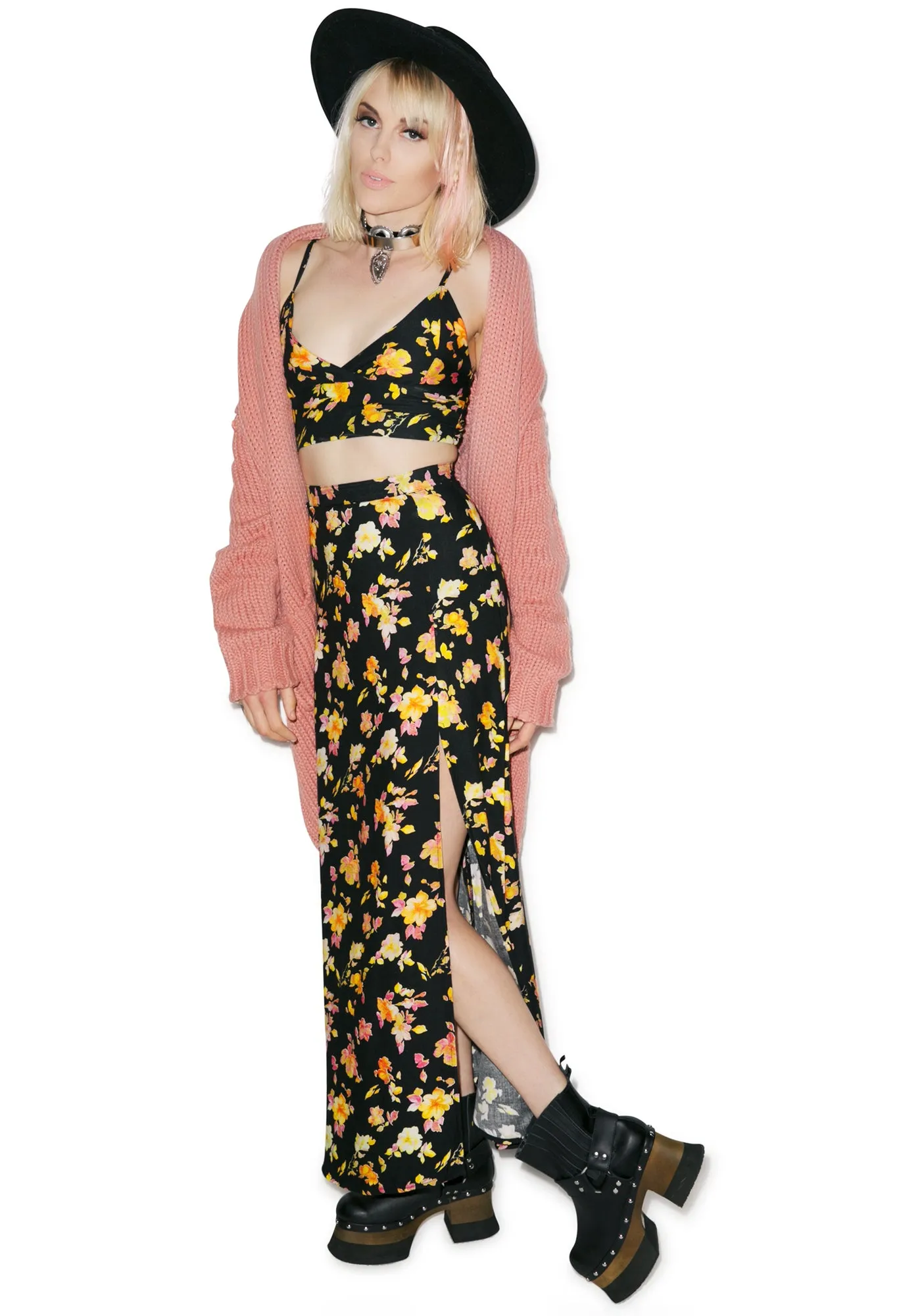 Floral Marla Maxi Skirt