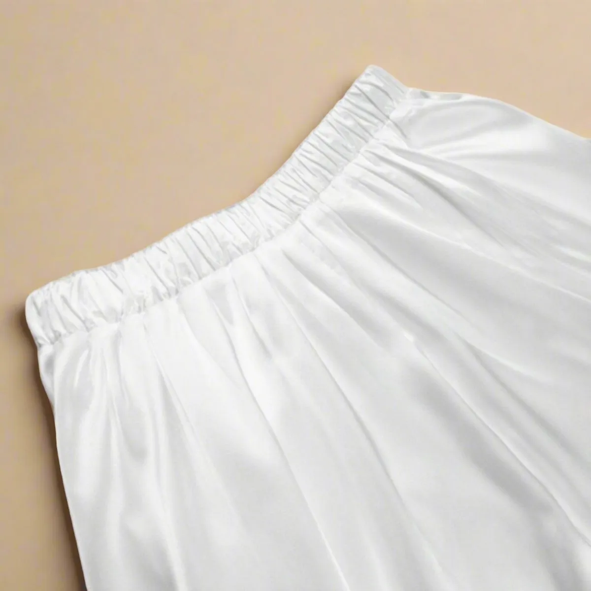Flowing Satin Maxi Skirt