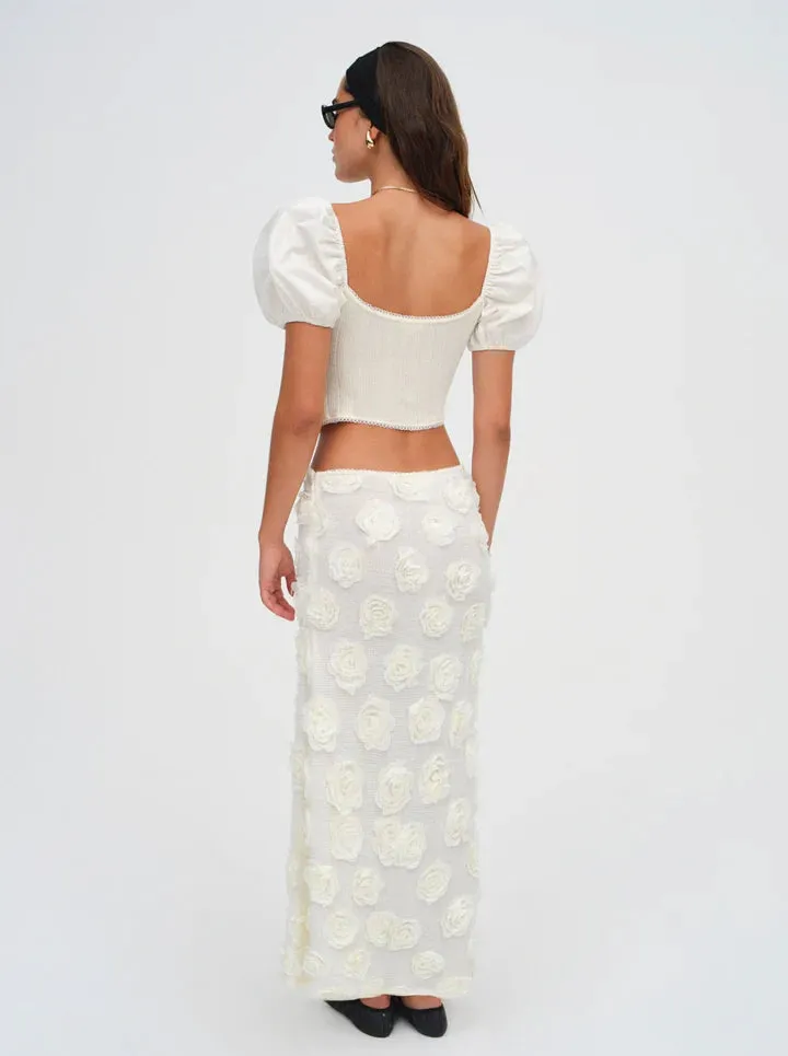 For Love & Lemons Bailey Knit Maxi Skirt