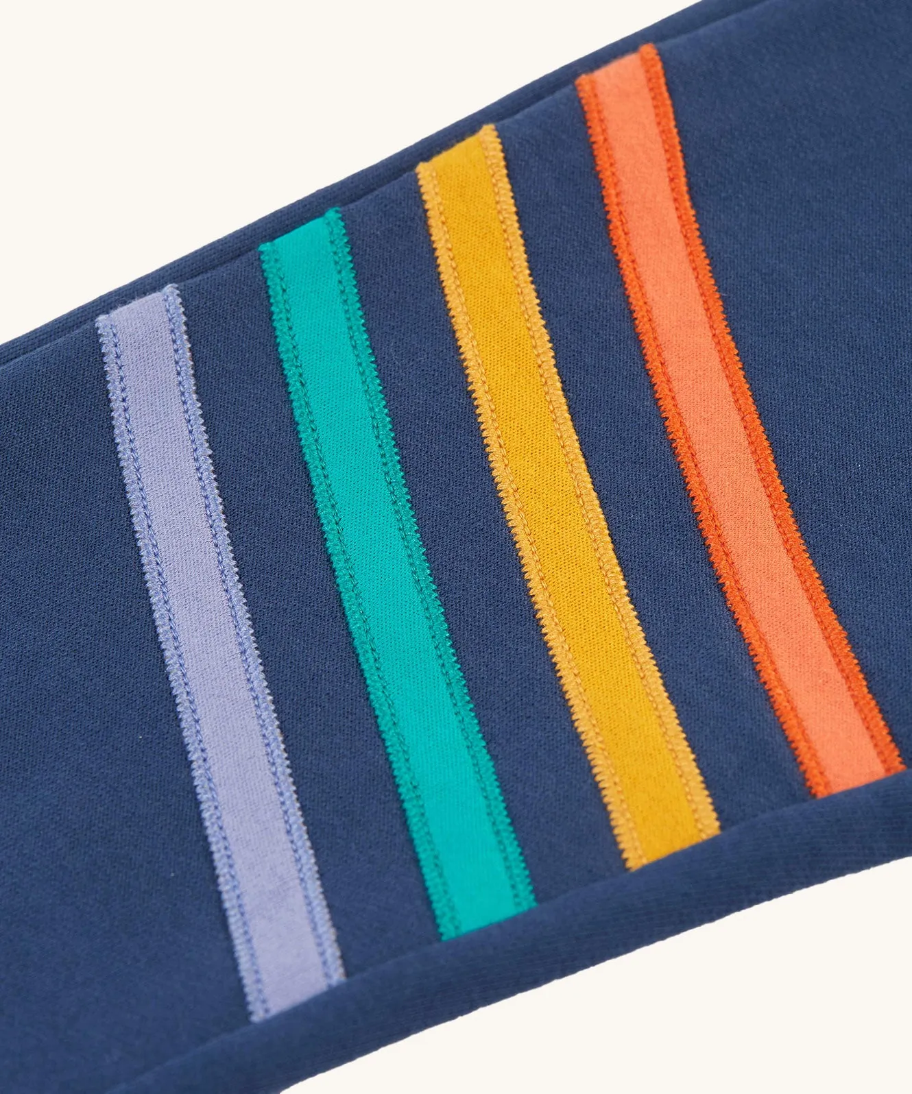 Frugi Perrin Parsnip Jogger - Navy Blue/Stripe