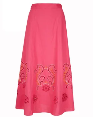 Fuchsia Colleen Skirt