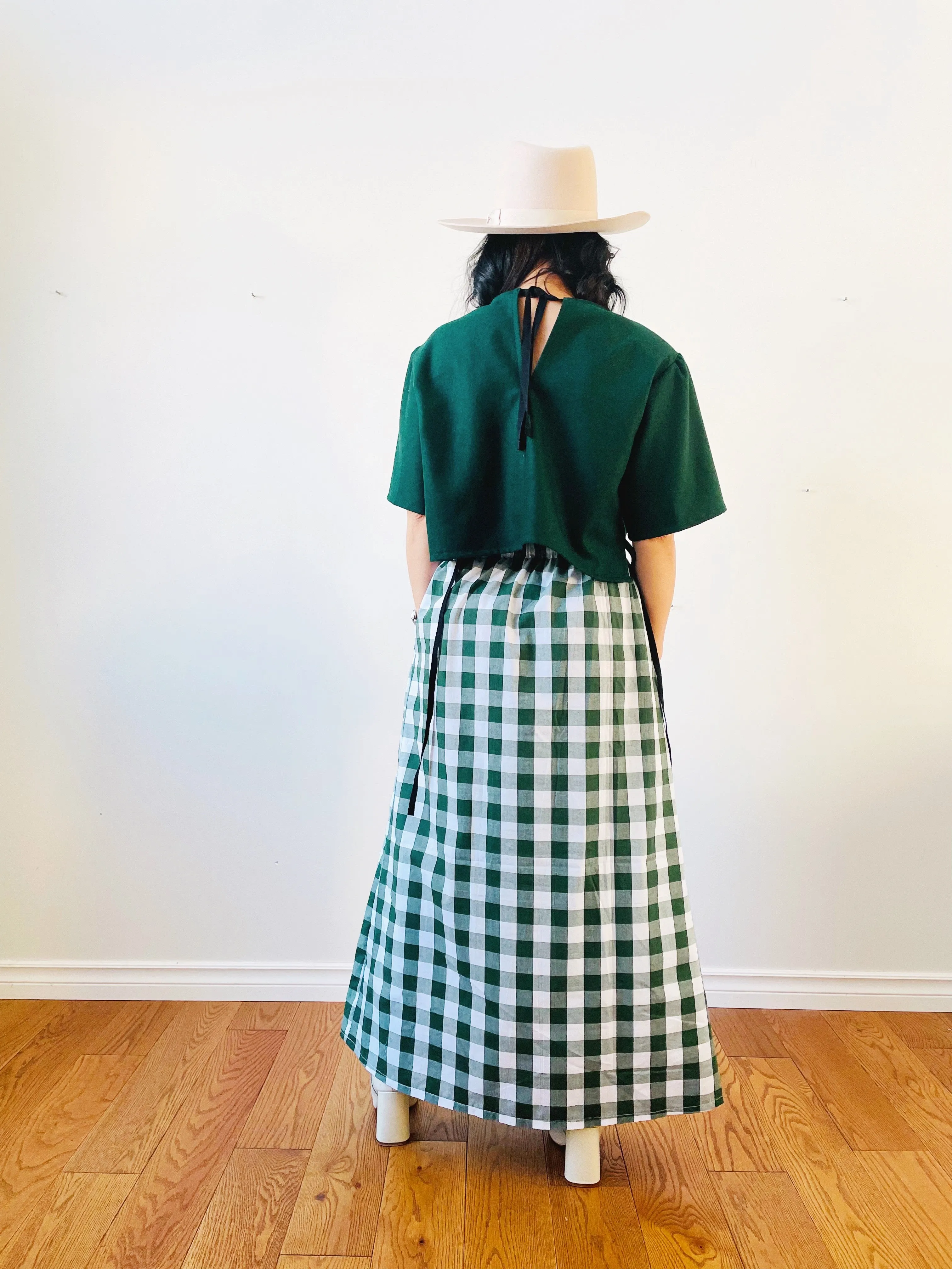 Gingham Phoebe Maxi Skirt