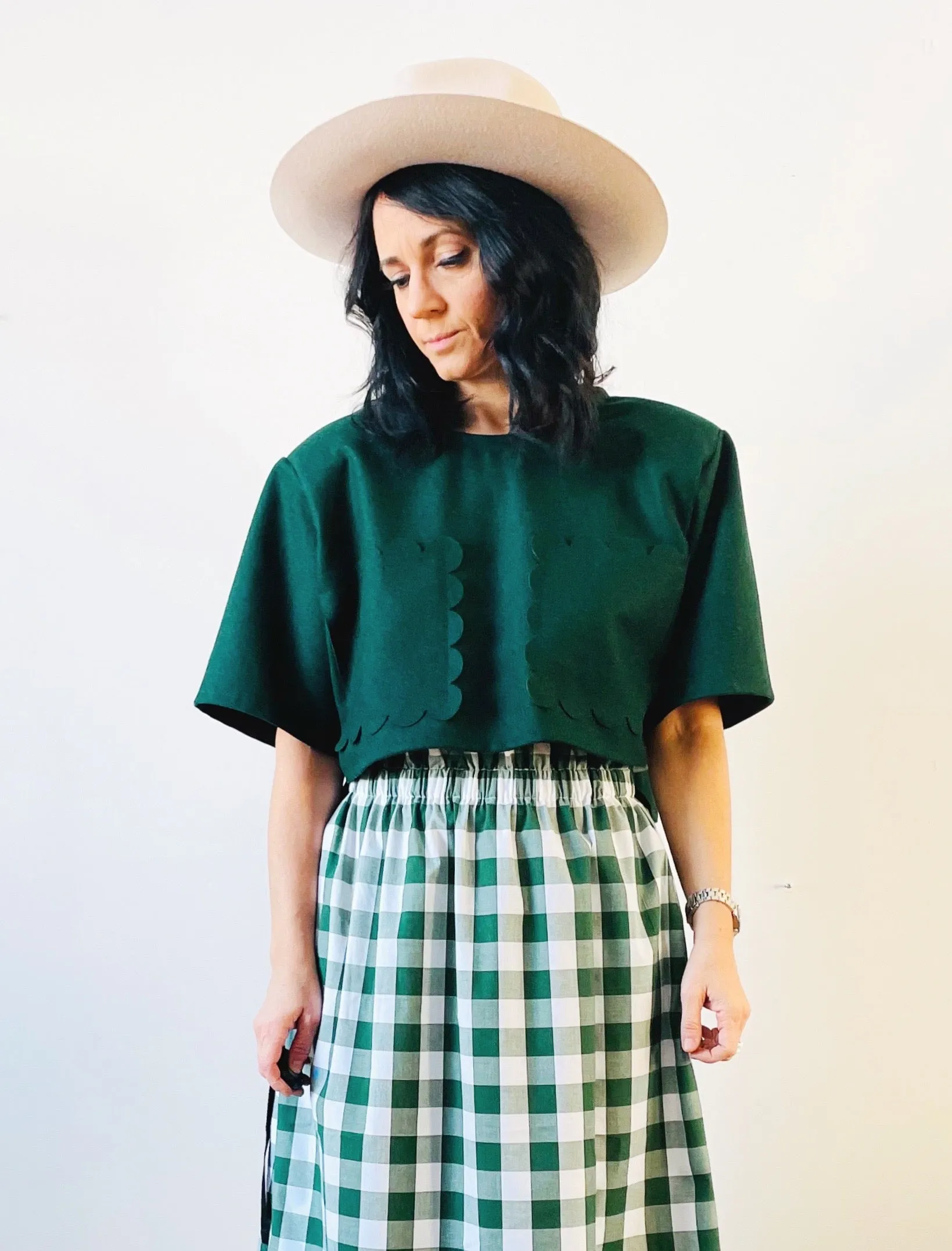 Gingham Phoebe Maxi Skirt