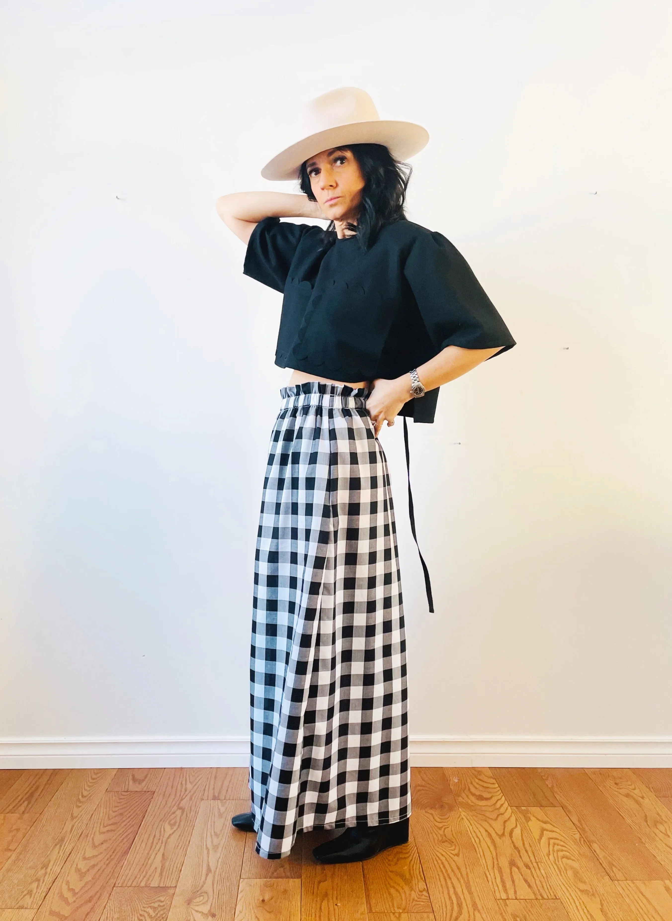 Gingham Phoebe Maxi Skirt