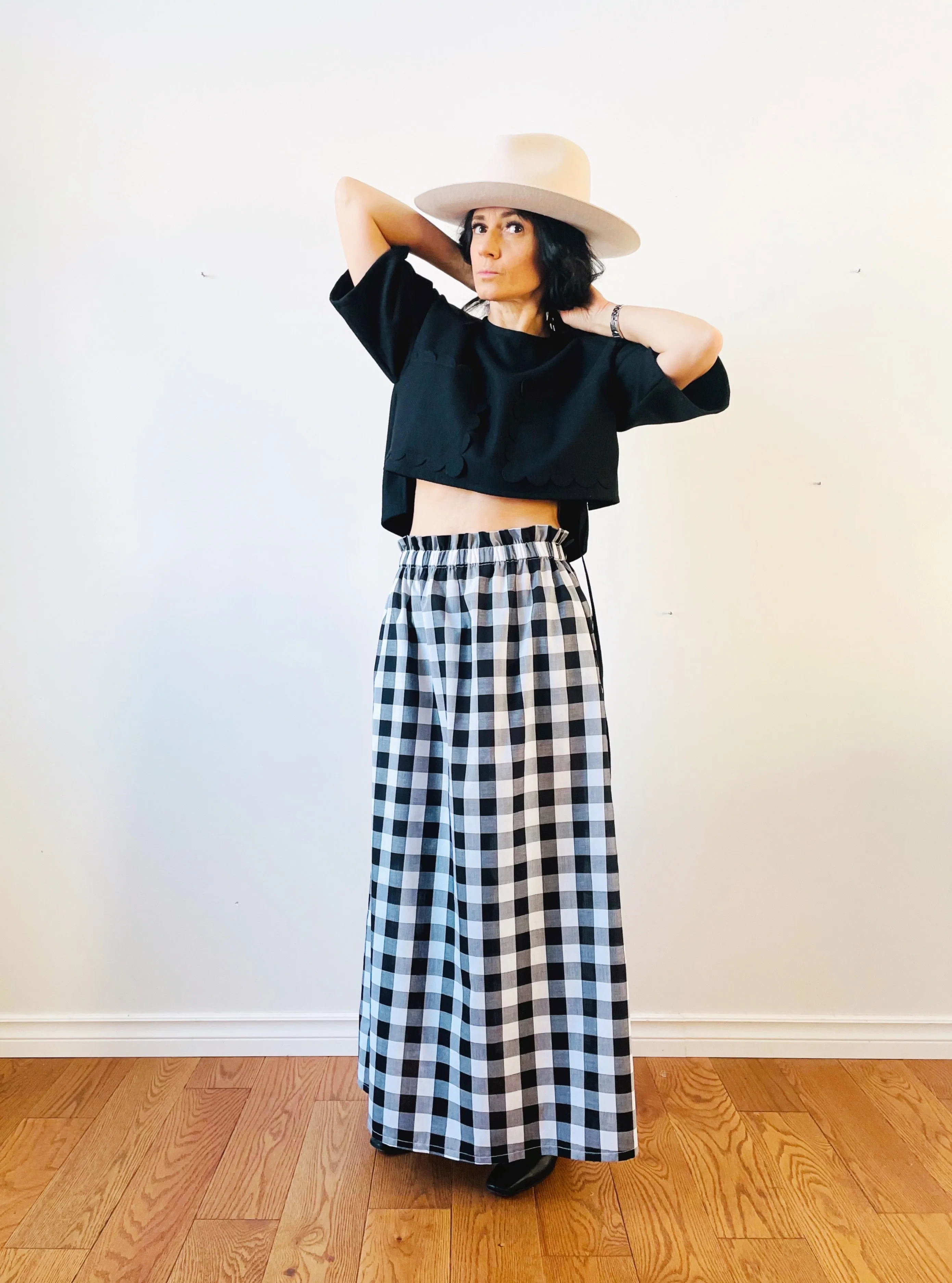 Gingham Phoebe Maxi Skirt