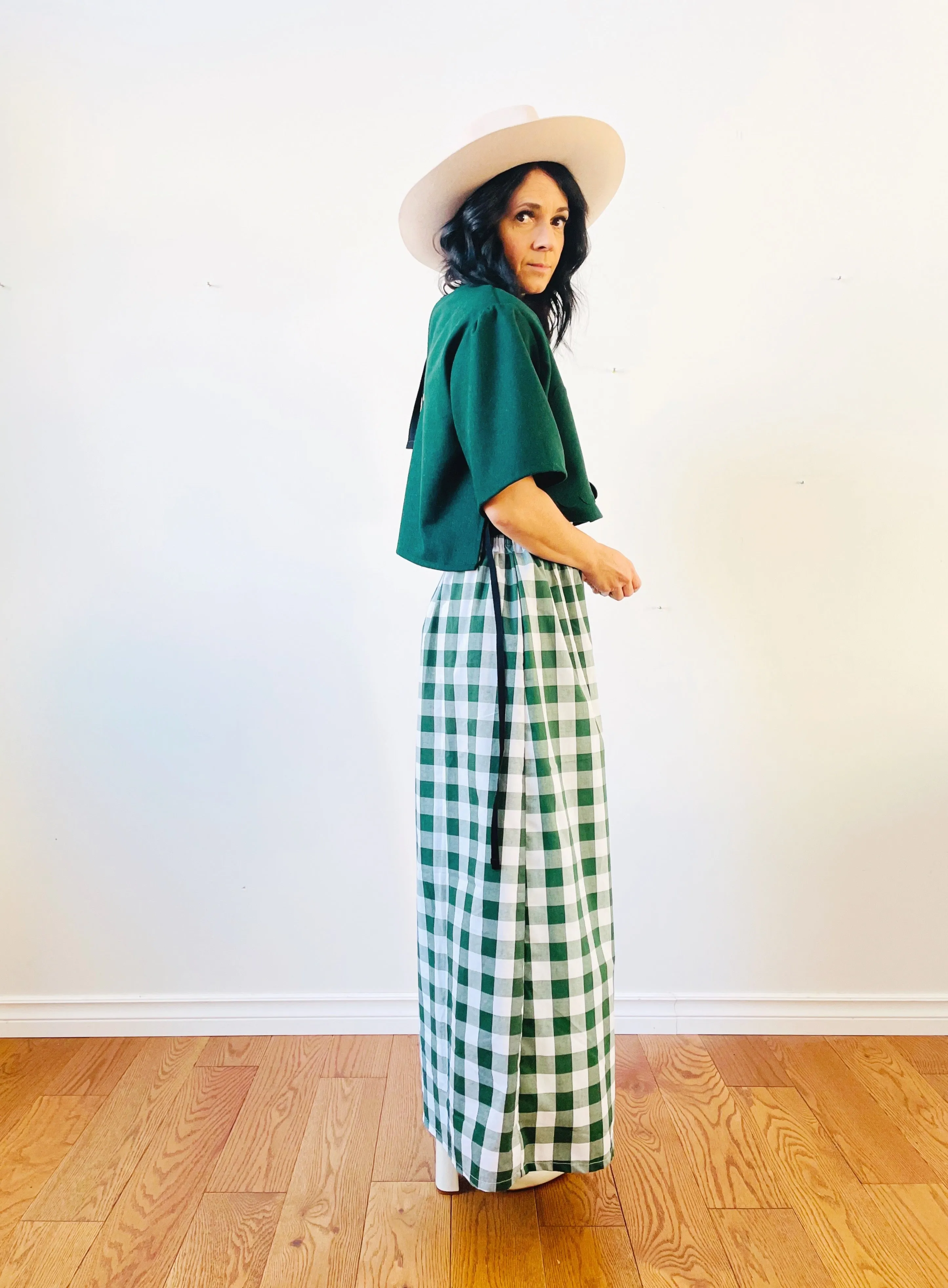 Gingham Phoebe Maxi Skirt