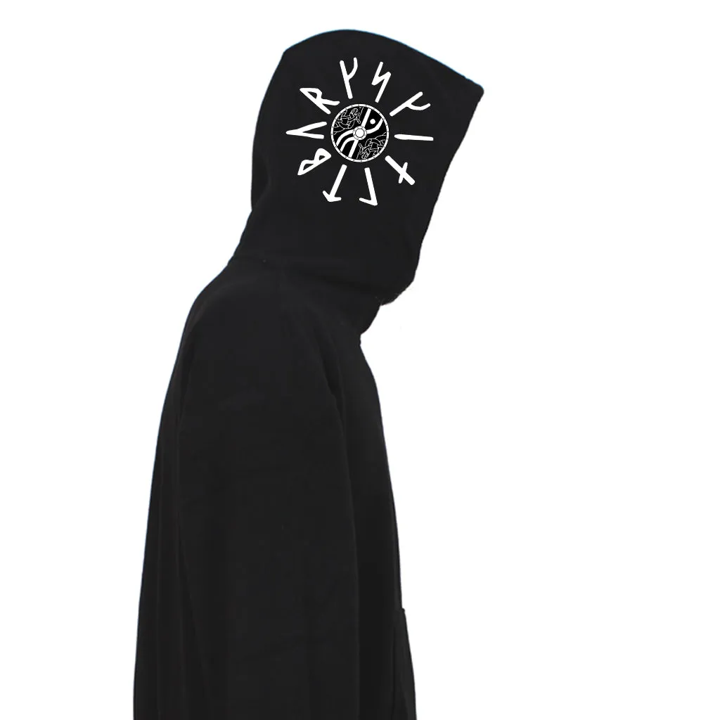 Hoodie, Shield Wall, Black