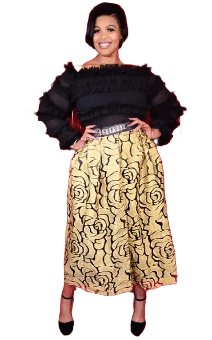 Illusion Maxi Skirt