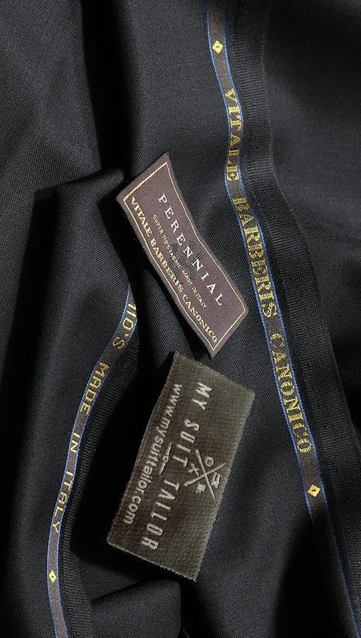Italian Black Dress Pants - VBC Fabric