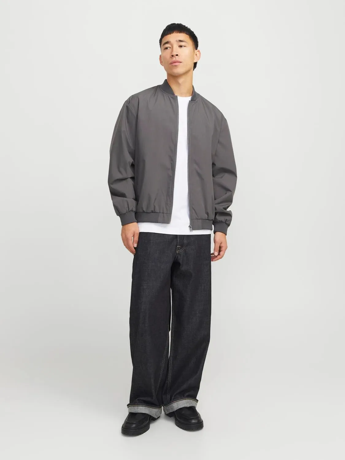 Jack & Jones Charge Bomber Jacket - CASTLEROCK